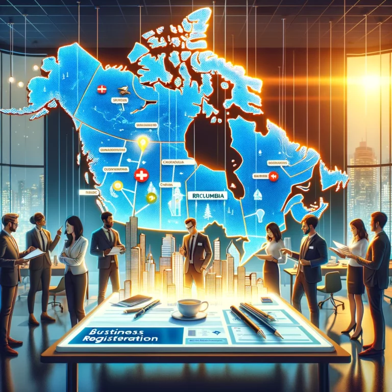 Британ Колумбиясында, Канадада компанияны каттоо