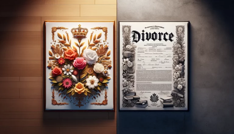 Original Marriage Certificates and Divorce in Canada