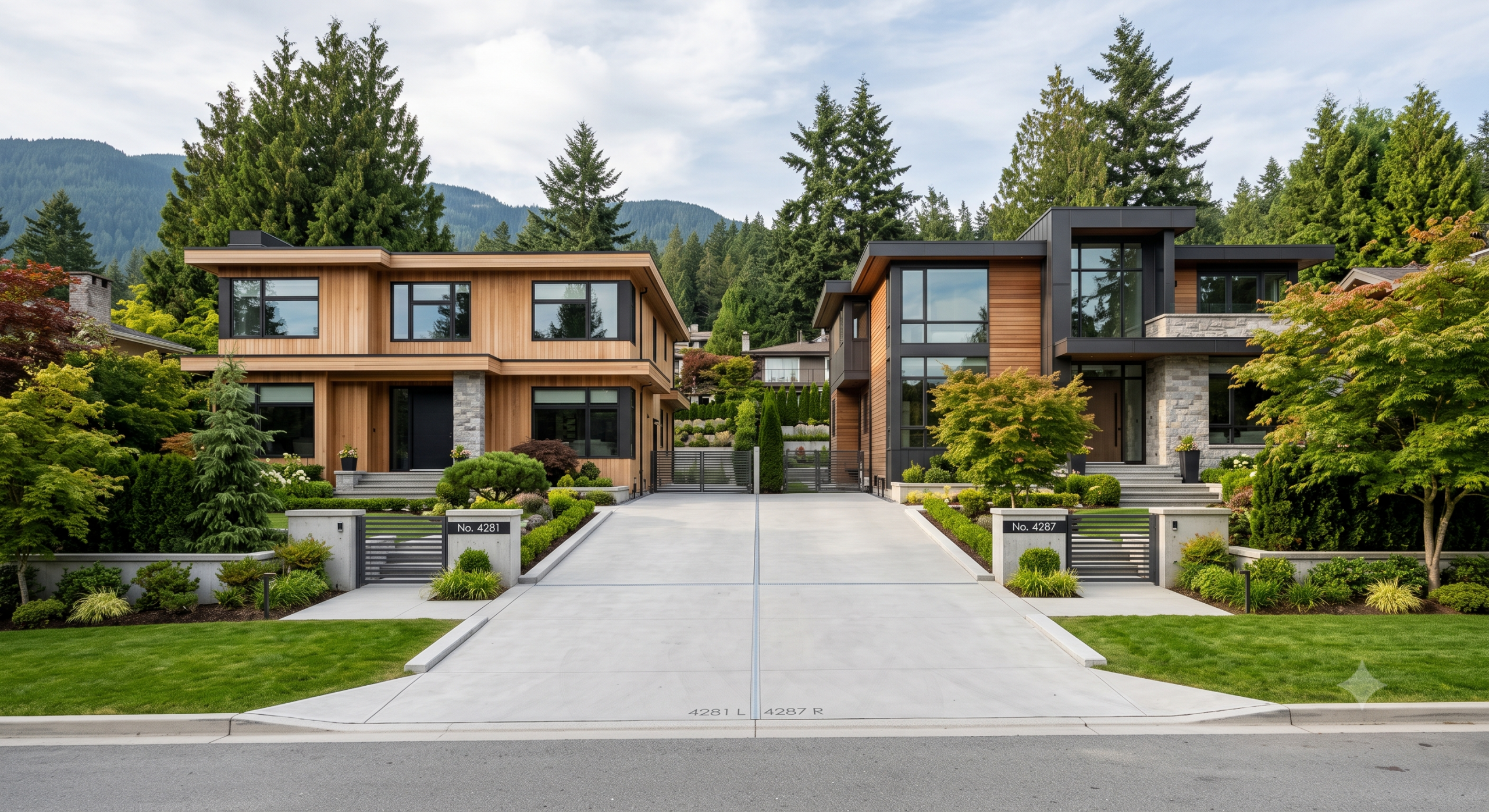 Neighbor obstructing easement British Columbia
